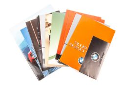 A quantity of motor car catalogues/range brochures. Examples include; Bentley Turbo R/Continental R,