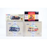 13 Corgi Classic vehicles/sets. 4x 2/3 vehicle sets – 2x AEC Regal and Bedford OB – Silver Service