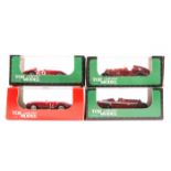 10 Top Model 1:43 racing cars. 3x Jaguar C-Type - LM53 RN17 and 2x C.L. LM 52 RN18 and 19 all in