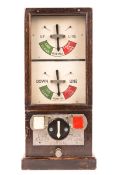A GWR double indicator Railway Signal Box Block Instrument. A 1940s two indicator instrument with