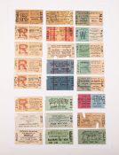 An album of mainly GWR Railway (Great Western Railway) and bus related tickets. A ring-bound