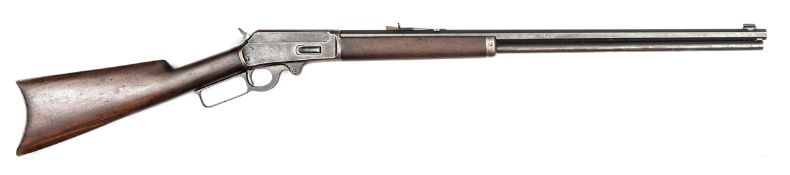 A .32-40” Marlin Model 1893 fulltube magazine underlever rifle, octagonal barrel 26”, with ratchet