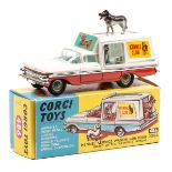 Corgi Toys Kennel Service Wagon with Four Dogs (486). Finished in white and red ‘Kennel Club’