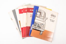 An interesting selection of nine 1950’s-60’s automotive hand books (Owners Handbooks). Morris