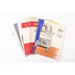 An interesting selection of nine 1950’s-60’s automotive hand books (Owners Handbooks). Morris