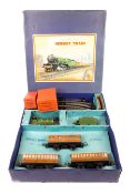 A quantity of Hornby O gauge railway. An LNER Passenger Set No.501 comprising a clockwork LNER 0-4-0