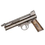 A pre war .177” Webley Mark I air pistol, number 49131, the body marked on the left side “Webley Air