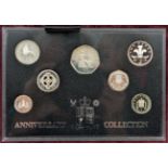 Elizabeth II “United Kingdom Silver Anniversary Collection of Coins 1996” £1 to 1p “Proof Quality”