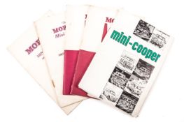 5 scarce BMC Owners Handbooks. The Morris Mini-Cooper September 1961 (AKD3029). Morris Mini-Minor