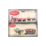 11 Corgi Vintage Glory of Steam 1:50 series. A Garrett 4CD Road Tractor, Trailer & Log Load,