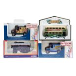 35 1:76 scale Trackside Vehicles. Including Buses, Coaches, Ford Model T, Road Roller, Ballast