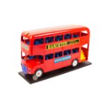 An interesting large scale (42.5cm) 1960’s battery powered Routemaster London Double Decker Bus.