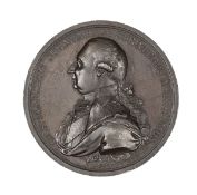 An AE medallion commemorating the Defeat of Sultan Tipoo 1793, by Kuchler, diameter 48mm. Obverse: