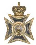A pre-1861 Victorian officer’s Maltese Cross shako plate of The 14th (The King’s) Light Dragoons,