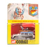 Corgi Toys Citroen 1968 Winter Olympics (499). A Citroen Safari ID19 in white and mid blue livery
