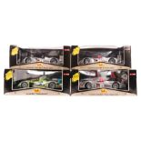 4 Maisto 1:18 Audi R8 LM Sports Prototypes. Sieger 2001 RN1, Le Mans 2002 RN1 and Le Mans 2002
