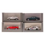 6 Mercedes-Benz 1:43 scale Museum/Point-of-Sale (Modellauto-Kollektion) die-cast models by Herpa.