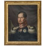 A well executed copy of an oil painting of Frederick William III of Prussia, c 1830, half length