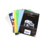 A quantity of Mercedes Benz catalogues/range brochures. Examples include; 240TD / 300TD / 200T /