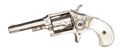 An American 5 shot .32” rimfire single action pocket revolver, probably made by Hopkins & Allen,