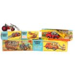 4 Corgi Toys. Gift Set 33 Fordson ‘Power Major’ Tractor with Beast Carrier and Animals. Tractor in