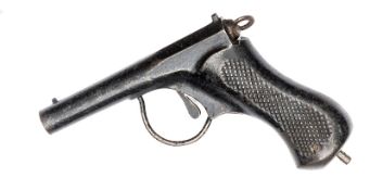 An extremely rare American .177” Haviland and Gunn 1872 Model air pistol, 5¼” overall, of