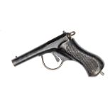 An extremely rare American .177” Haviland and Gunn 1872 Model air pistol, 5¼” overall, of