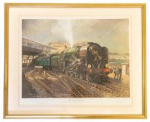 2 signed and framed prints by Terence Cuneo and David Shepherd. ‘The Golden Arrow’ by Cuneo