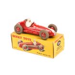 Dinky Toys Maserati Racing Car (23N). In red with white flash, RN9. Boxed, minor wear. Vehicle VGC