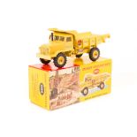 A Dinky Supertoys Euclid Rear Dump Truck (965). An example in yellow contained within a less