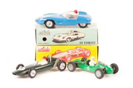 2 Solido Racing Cars. A DB Panhard type Le Mans (112) in French Racing Blue, RN46 complete with