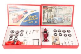 2 re-issue Schuco Studio tinplate clockwork car kits. A ‘Schuco Studio Bugatti Montagekasten Art.