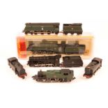 6 N gauge steam locomotives. Minitrix BR class A4 4-6-2 tender locomotive Mallard 60022 in lined