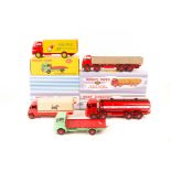 5 Atlas Dinky Toys/Supertoys. Guy “Warrior” Flat Truck (432) in mid green and red. Foden Diesel 8-