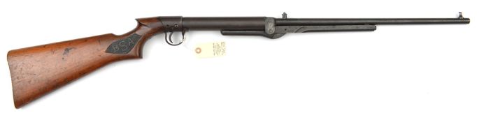 A .177” BSA “Light” or “Ladies” model underlever air rifle, 39¾” overall, barrel 17”, number