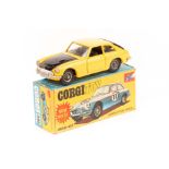 Corgi MGC GT (345). In yellow with black bonnet and boot lid and interior. Boxed, minor wear, racing