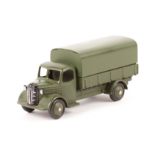 A scarce Dinky Toys American Export issue Austin Covered Wagon (25WM/30SM). In Military olive