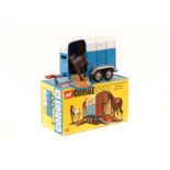 Corgi Toys Rice’s Beaufort Double Horse Box (112). In light blue and white complete with pony’s