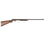 A .177” pre war BSA break action air rifle, 41½” overall, barrel 18½”, number 6173 (1935). GWO &