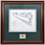 4 prints of pencil sketches by Nicolas Trudgian: “The Great Escape showing Tunnel Harry” at Stalag