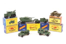 4 Matchbox Series. A Major Pack No.3 Thornycroft Mighty Antar Tank Transporter with Centurion