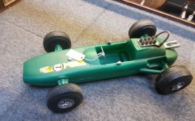 A rare 1960’s Action Man Grand Prix Racing Car. Scaled to fit an Action Man figure and loosely based
