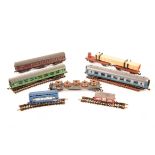 A quantity of N gauge passenger and freight rolling stock by various makes. 13 passenger coaches –