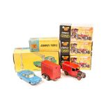 A small quantity of Corgi Toys & Dinky Toys. A Jeep FC-150 Hydraulic Tower Wagon with Lamp