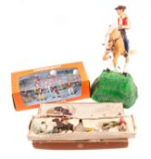 A small quantity of Wild West related figures by Britains, Crescent and Marx. A scarce Britains