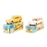 2 Corgi Toys. Plymouth Sports Suburban Station Wagon (219) in cream with a light brown roof and