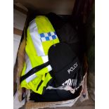 BOX OF POLICE CLOTHING