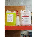 FIVE LITRES OF FURNITURE POLISH AND FIVE LITRES OF GENERAL PURPOSE CLEANER