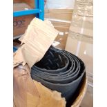 LARGE ROLL OF BLACK RUBBER FLOOR MATTING