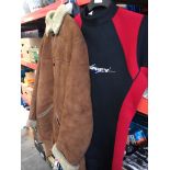 LEATHER COAT, SHEEPSKIN JACKET & WETSUIT